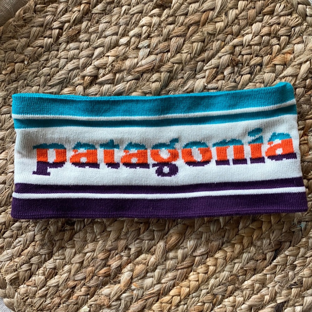 Knit with fleece lined Patagonia Headband/Earwarmer